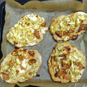 お好み焼き粉で作る！ お好み焼き風「謎のパン？」ができました(笑)