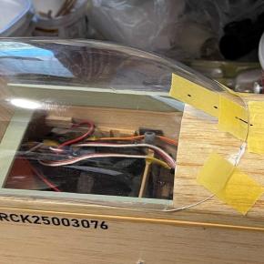 コクピットのグレードアップ キャノピーまわりの工作