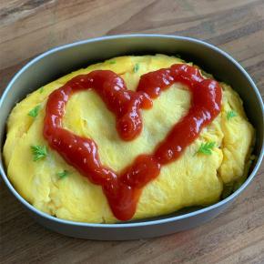 お弁当（娘）220527 オムライス