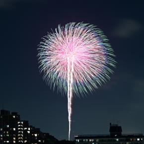 【写真】いたばし花火大会2023を遠くから撮影しました