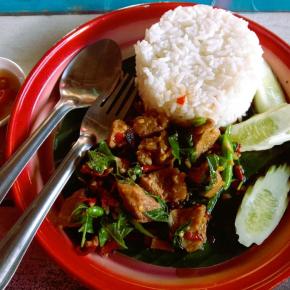 ガパオムートムを食す！！！：Noodles Rama 5 Riverside