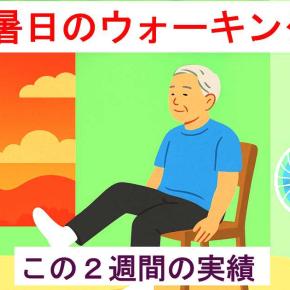 猛暑日のウォーキング｜この2週間の実績