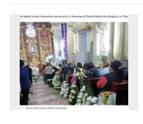 結婚式直前に婚約者を事故で亡くした女性、ウエディングドレス姿で葬儀に参列（メキシコ）｜Infoseekニュース