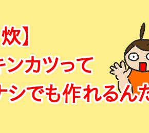 【自炊】チキンカツって卵ナシでも作れるんだね！