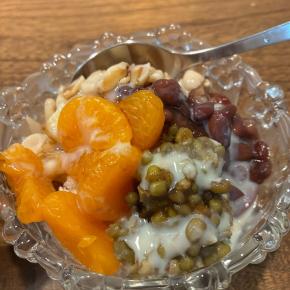 娘が作ってくれた台湾かき氷