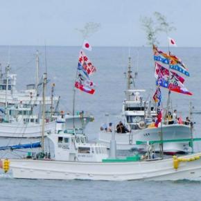 千葉県誕生150周年記念 フィナーレイベント 漁船パレード（千葉県勝浦市）2024年6月15日