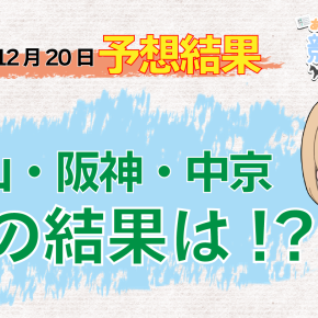 2025年12月20日 中央競馬 予想結果