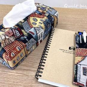 街並み模様のゴブラン素敵な使い切り♪