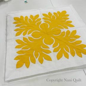 ファーストキルトのアップリケ