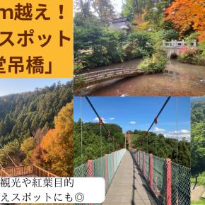 橋長100m越え！穴場観光スポット「千眼堂吊橋」（新潟県燕市）