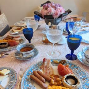 イングリッシュ ブレックファストのいただき方 1