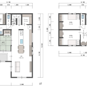 2階建×4LDK×36坪｜玄関から入れる和室のある間取り