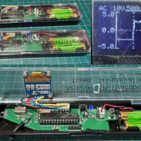 「オシロスコープのプリント基板」V402 の製作例