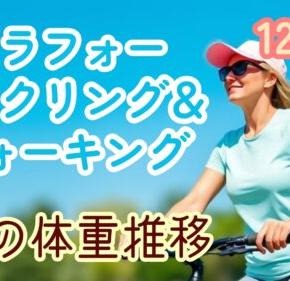 【ウォーキング】12カ月目！体重の推移と、ズボラでも続けられた工夫