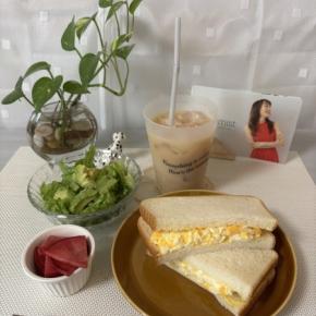 たまごサンド 豚肉団子の野菜甘酢あん