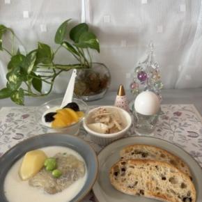 ロールキャベツのミルク煮 白菜とお揚げの麺つゆ煮
