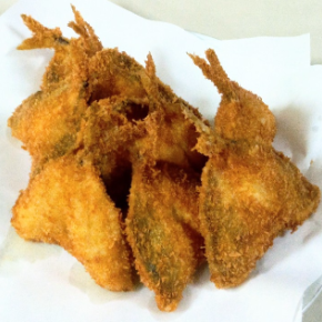 鉄板のアジフライ！