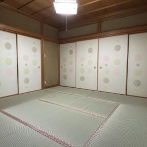 張替させていただいたお部屋で産前産後サポート事業が始まりました