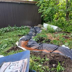 バイオジオフィルター（庭に川？池？）をDIY①