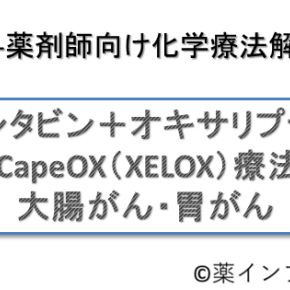 薬ケモ（薬剤師向け化学療法解説）CapeOX（XELOX：カペシタビン＋オキサリプラチン）療法