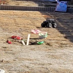 ノー管理だった芝の、初芝刈り実施！