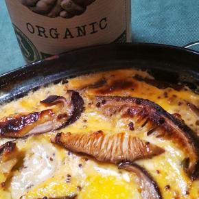 タラのスフレ風グラタンとシチリアの白