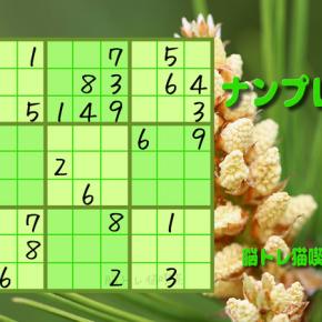 脳トレ【ナンプレ・数独】無料問題 第34問（プリント用画像付き）脳活や高齢者の方にもおすすめ