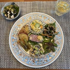 夏の終わりから秋の初めの食卓