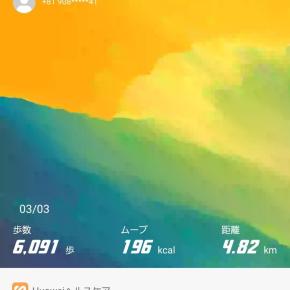 ウォーキングで体力作り