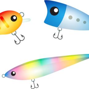 ダイソー釣具店のクランクベイト（エリア用）を改造。