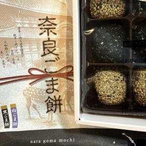 前田製菓「奈良ごま餅」素朴な味わい！ゴマの香ばしさとプチプチ食感！鹿柄パッケージ！シンプルイズベストな奈良土産【楽天トラベル】