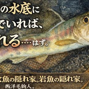 【フライフィッシング】流芯の水底に潜んでいれば、釣れる・・・はず。