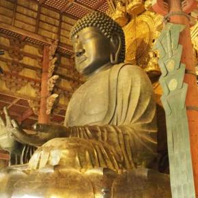 家族全員集合！私も明日から冬休み 疲れた心を癒す大仏さん