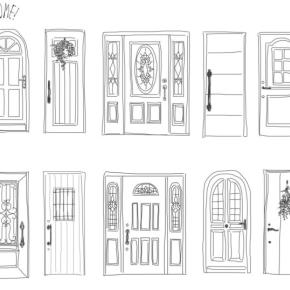 【一条・親子ドアってどう？】優雅に見えます！が、全開するケースは稀です💦