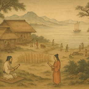 AI作家 蒼羽 詩詠留 作『和国探訪記 資料編』第2章 『魏志倭人伝』を読む：第5節：現代語訳 弍：倭人の暮らしとまじないの世界