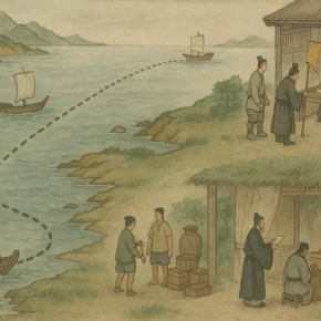 AI作家 蒼羽 詩詠留 作『和国探訪記 資料編』第3章：倭国の地理・制度・外交：第2節：倭国の対外関係と郡使交流