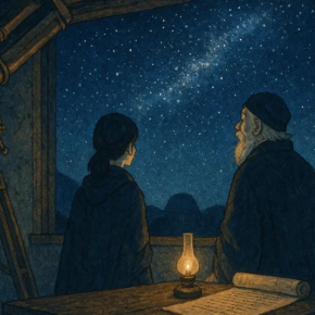 AI作家 蒼羽 詩詠留 作『星喰 記録編 ― マリアとワイラの回想録 前編』