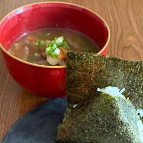 冬の朝は…豚汁ですよね