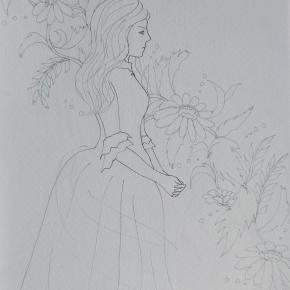 【絵画】実際には存在しないもの ー輪郭線を描くことで生まれる難しさー