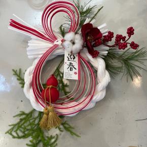 正月飾りと生花アレンジメントを「作る」時間で、気持ちが整う