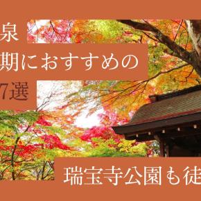 【2025年最新】有馬温泉の紅葉時期・見頃＆紅葉スポット近くの絶景宿7選