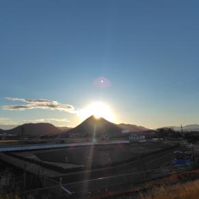 走り初めは初詣と初日の出