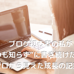 ブログ初心者の私が“SEOも知らず”に書き続けた日々｜ゼロから見えた成長の記録