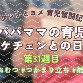 【育児奮闘記】新米パパ・ママの育児日記｜エケチェンとの日々【第31週目】