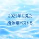 2025年に見た掩体壕ベスト5