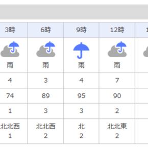 明日のクリスマスイブの多摩は雨予報 そして今シーズンで一番寒い予想