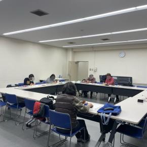 パッチワーク講習会（年内最終のレッスン）