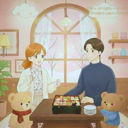 「母の顔になったノアと、お昼の森」のお話