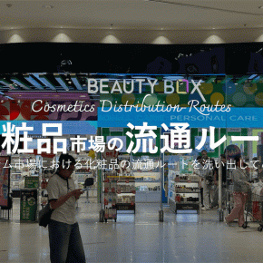 ベトナムの化粧品市場における流通ルートを洗い出してみる。