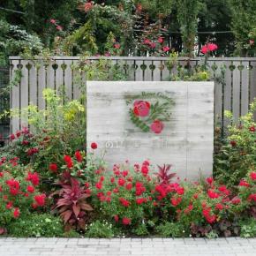 秋バラ咲く「あやせローズガーデン」